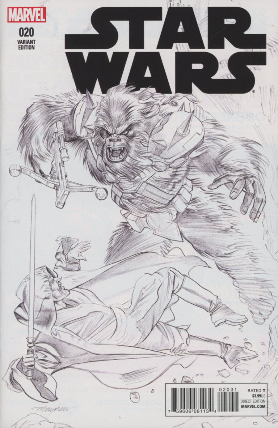 Star Wars Vol 4 #20 Cover C Incentive Mike Mayhew Sketch Cover