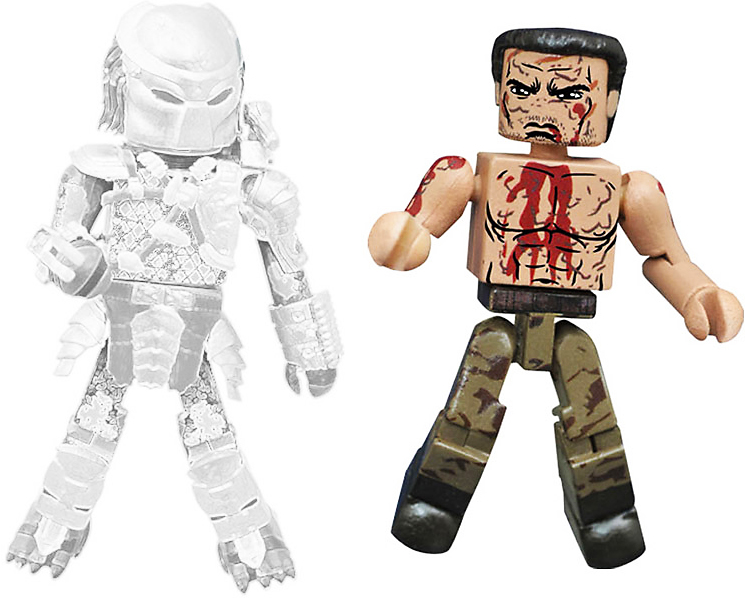 Predator Minimates Series 2 Final Battle Dutch & Cloaked Jungle Predator 2-Pack