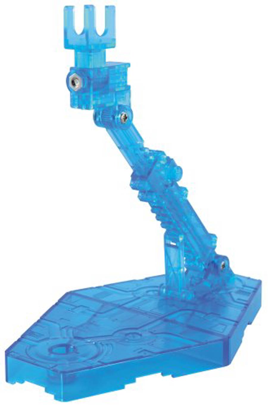 Gundam Display Stand - Action Base 2 For 1/144 Kits - Clear Blue