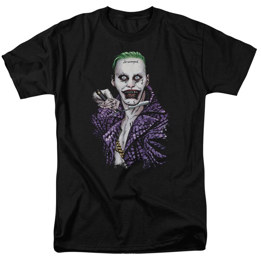 Suicide Squad Movie Blade S/S Adult 18/1 Mens Black T-Shirt Large