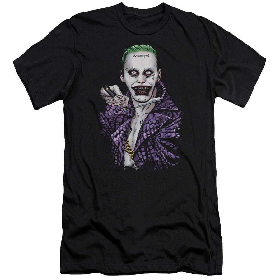 Suicide Squad Movie Blade S/S Adult 30/1 Mens Black T-Shirt Large