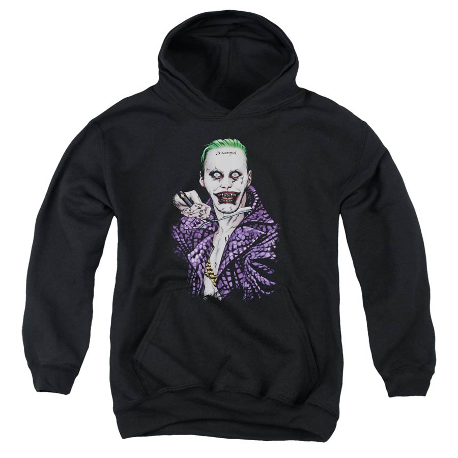 Suicide Squad Movie Blade Youth Black Pull Over Hoodie Medium