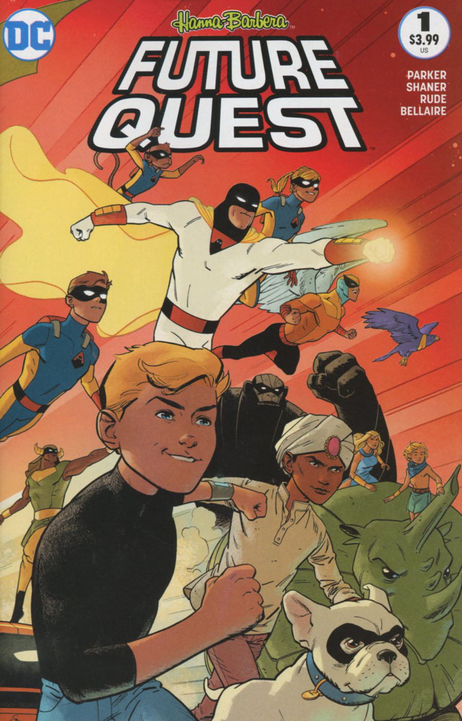 Future Quest #1 Cover H 2nd Ptg Evan Doc Shaner Variant Cover