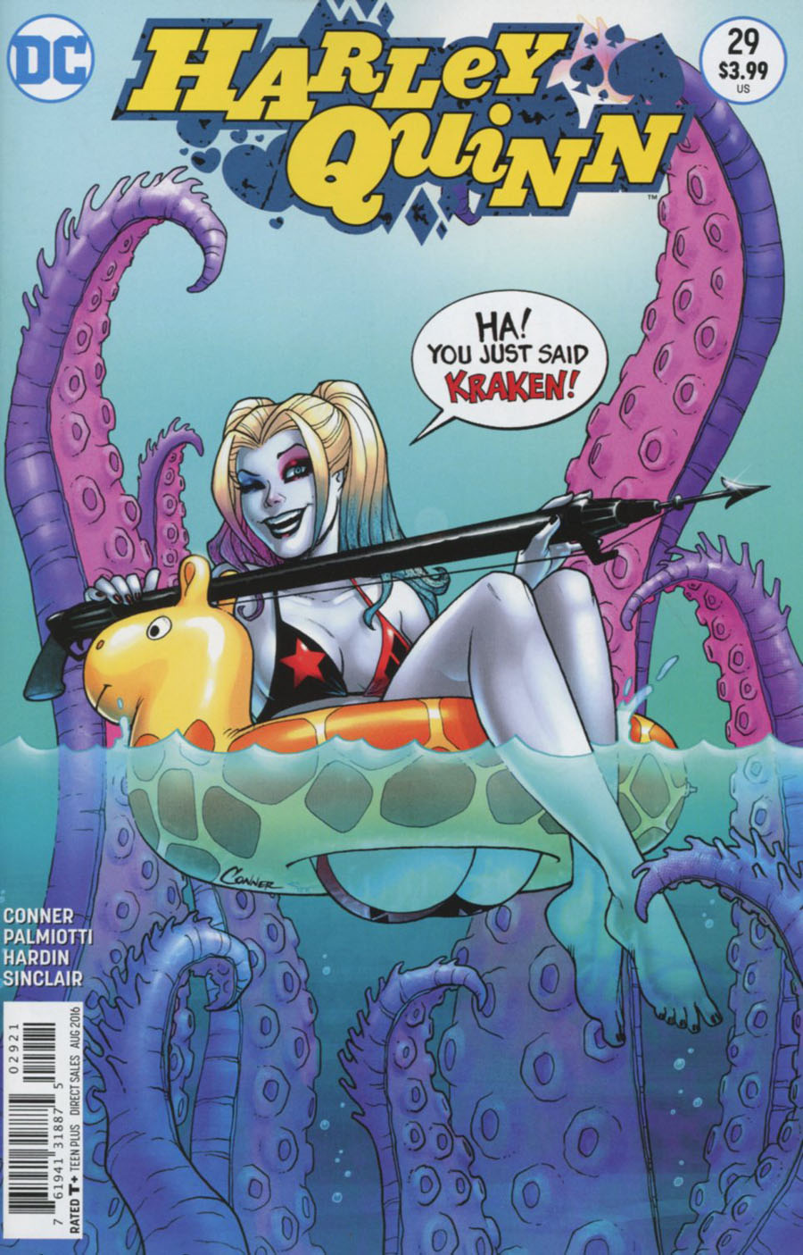 Harley Quinn Vol 2 #29 Cover B Incentive Amanda Conner Variant Cover