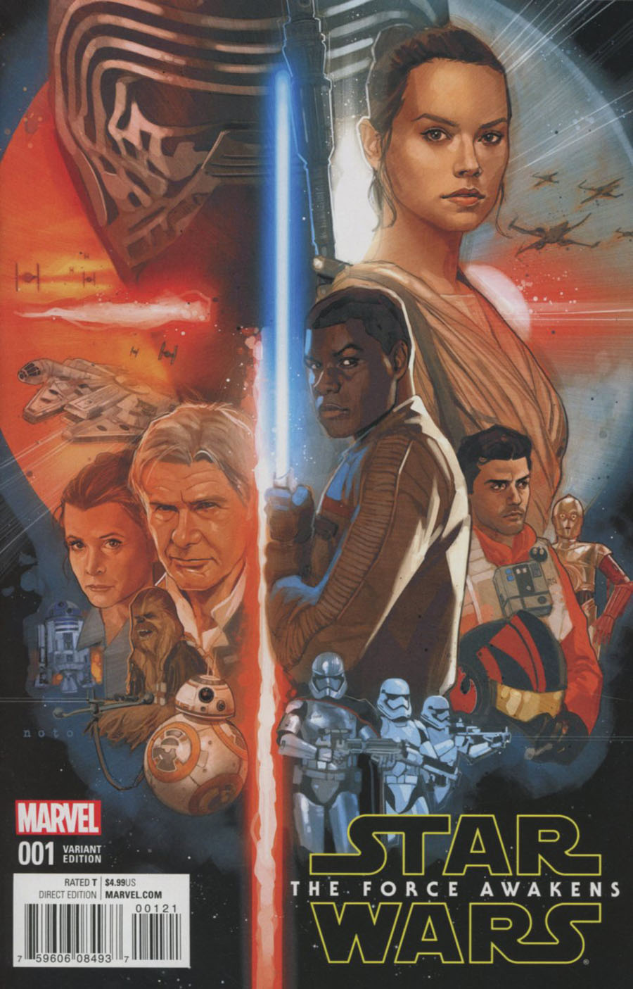 Star Wars Episode VII The Force Awakens Adaptation #1 Cover D Incentive Variant Cover
