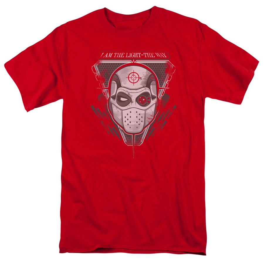 Suicide Squad Movie I Am The Way Adult 18/1 Red Short Sleeve T-Shirt Large