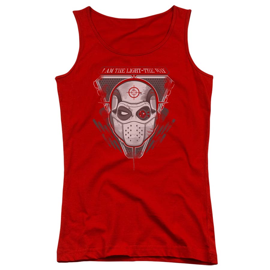 Suicide Squad Movie I Am The Way Juniors Tank Top Red T-Shirt Large
