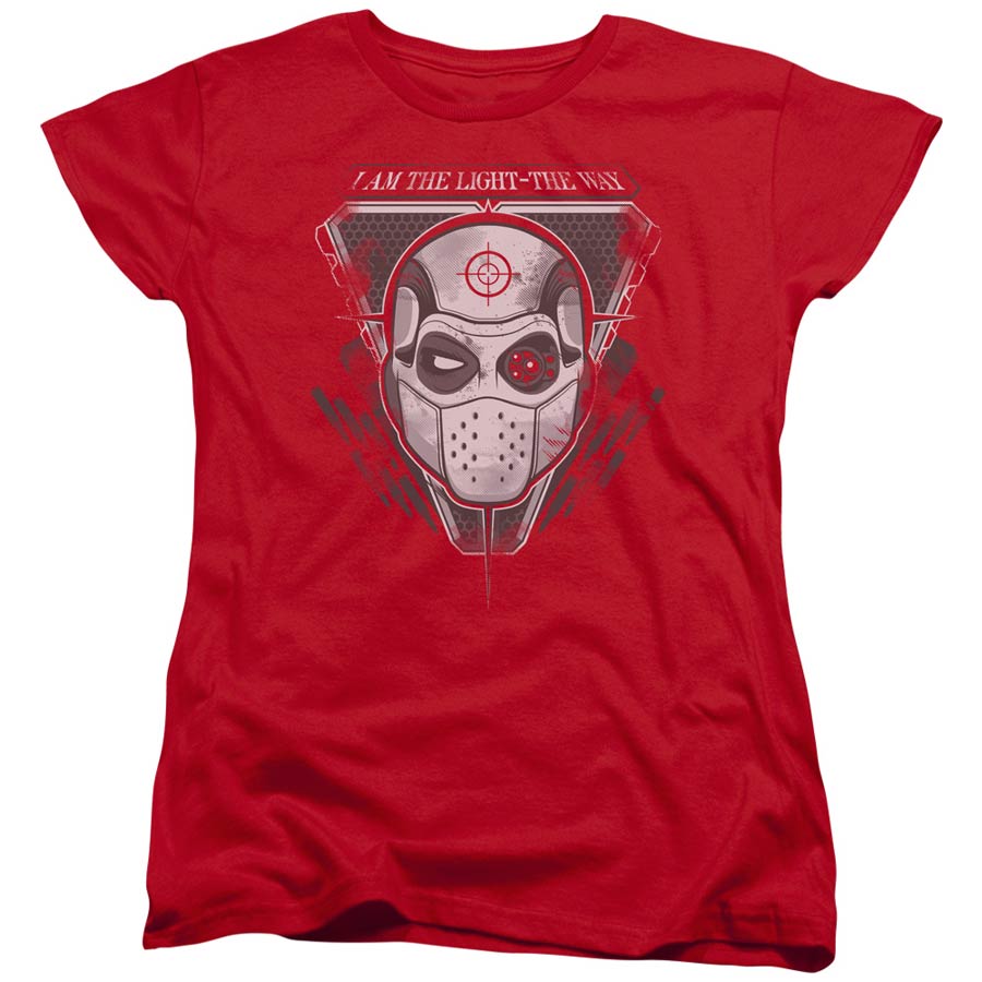 Suicide Squad Movie I Am The Way Short Sleeve Womens Red T-Shirt Large