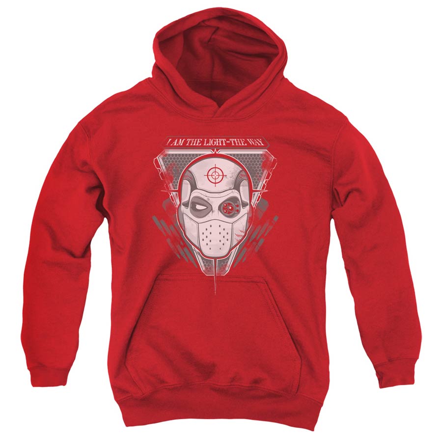 Suicide Squad Movie I Am The Way Youth Pull-Over Red Hoodie Small