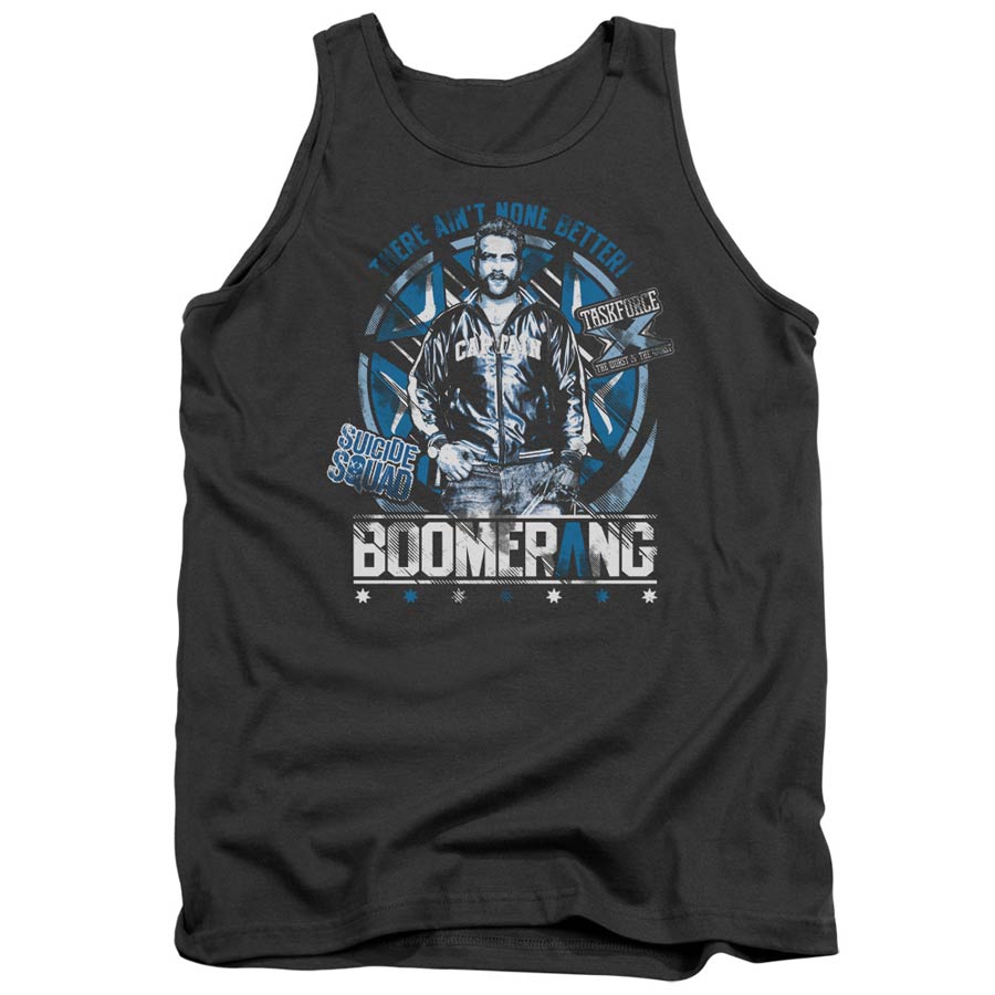 Suicide Squad Movie Aint None Better Adult Tank Top Charcoal T-Shirt Large