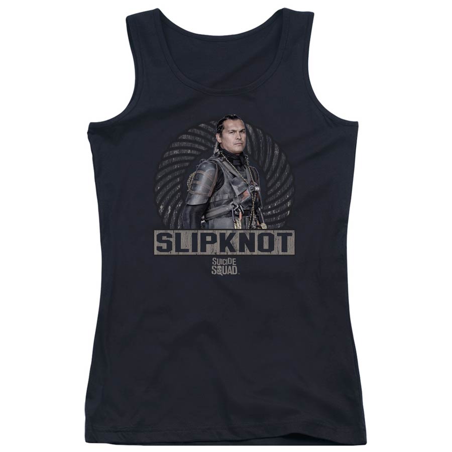 Suicide Squad Movie Slipknot Rope Juniors Tank Top Black T-Shirt Large