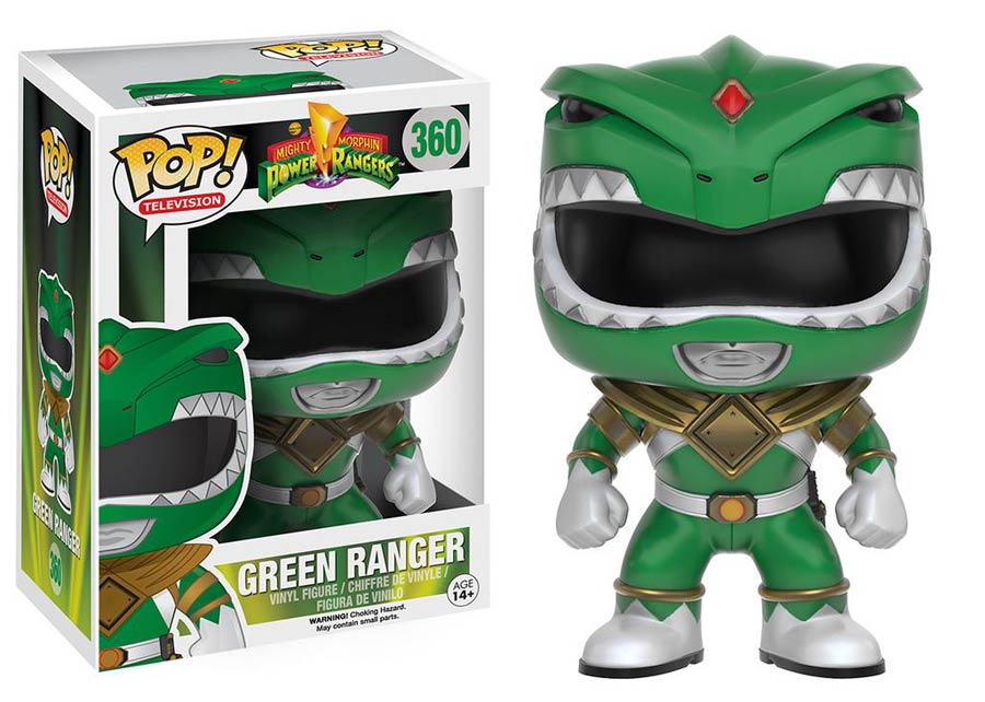POP Television 360 Mighty Morphin Power Rangers Green Ranger Vinyl Figure