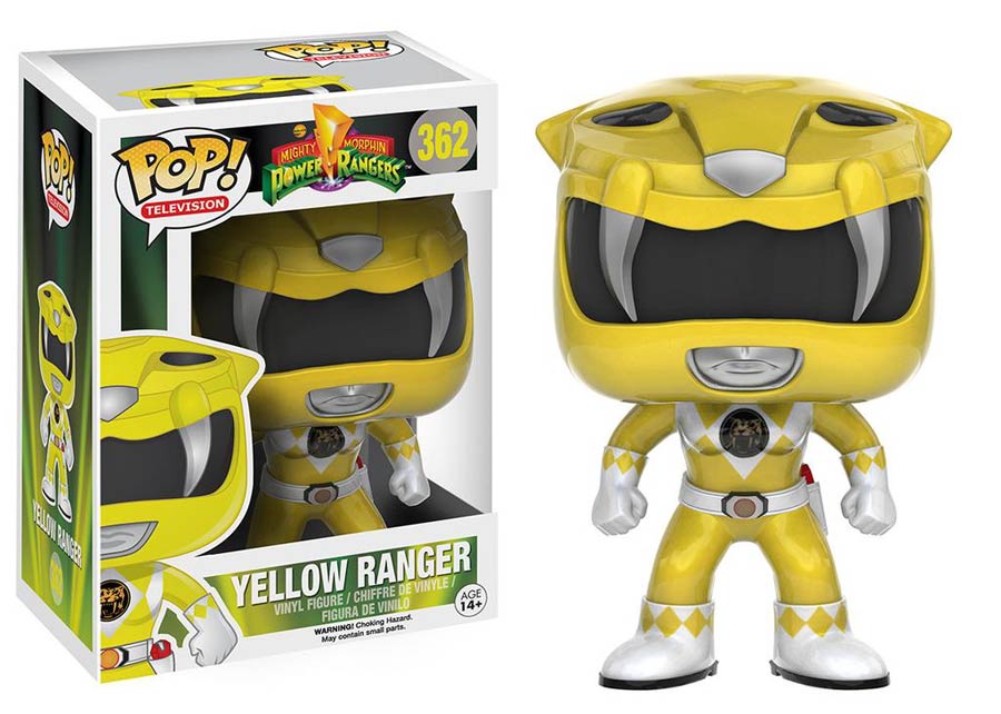 POP Television 362 Mighty Morphin Power Rangers Yellow Ranger Vinyl Figure