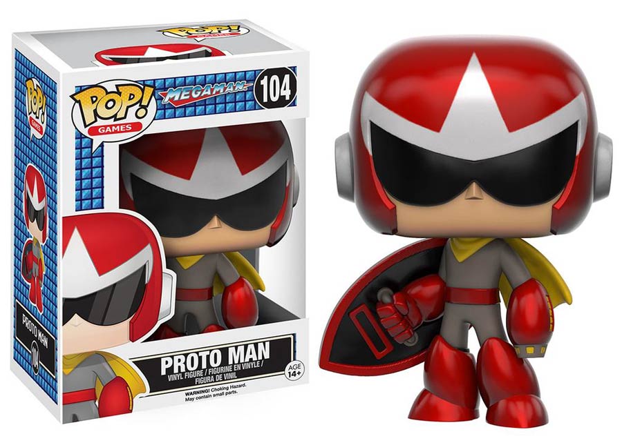 POP Games 104 Mega Man Proto Man Vinyl Figure