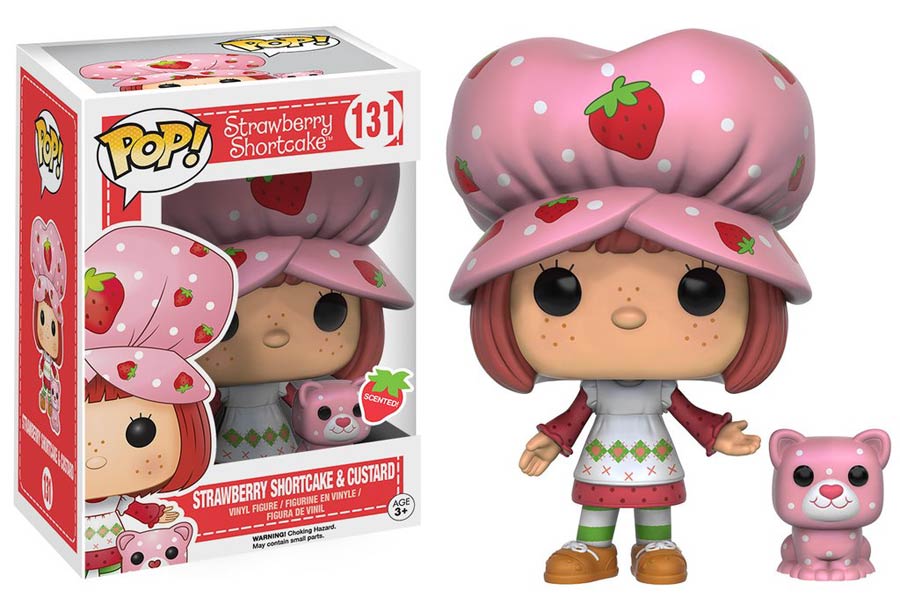 POP Animation 131 Strawberry Shortcake Strawberry Shortcake And Custard Vinyl Figure