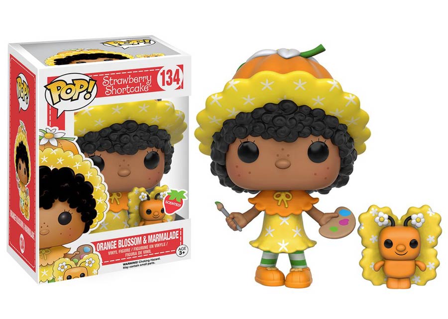 POP Animation 134 Strawberry Shortcake Orange Blossom And Marmalade Vinyl Figure