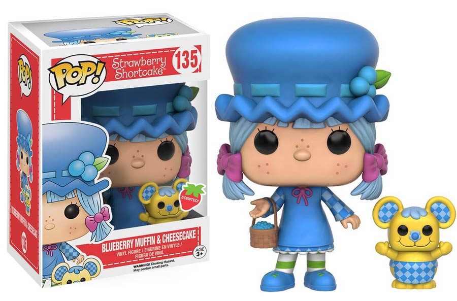 POP Animation 135 Strawberry Shortcake Blueberry Muffin And Cheesecake Vinyl Figure