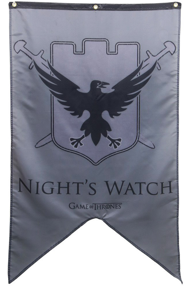 Game Of Thrones House Banner - Nights Watch
