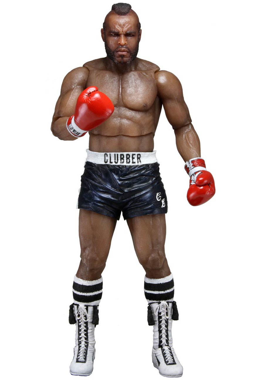 Rocky 40th Anniversary 7-Inch Series 1 Rocky III Clubber Lang Black Trunks Action Figure