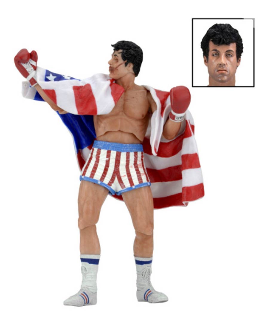 Rocky 40th Anniversary 7-Inch Series 2 Rocky IV Rocky Balboa Action Figure