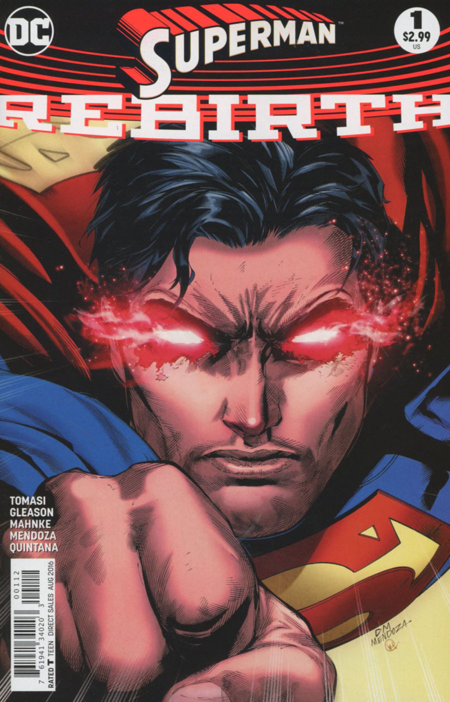 Superman Rebirth #1 Cover C 2nd Ptg Doug Mahnke Variant Cover