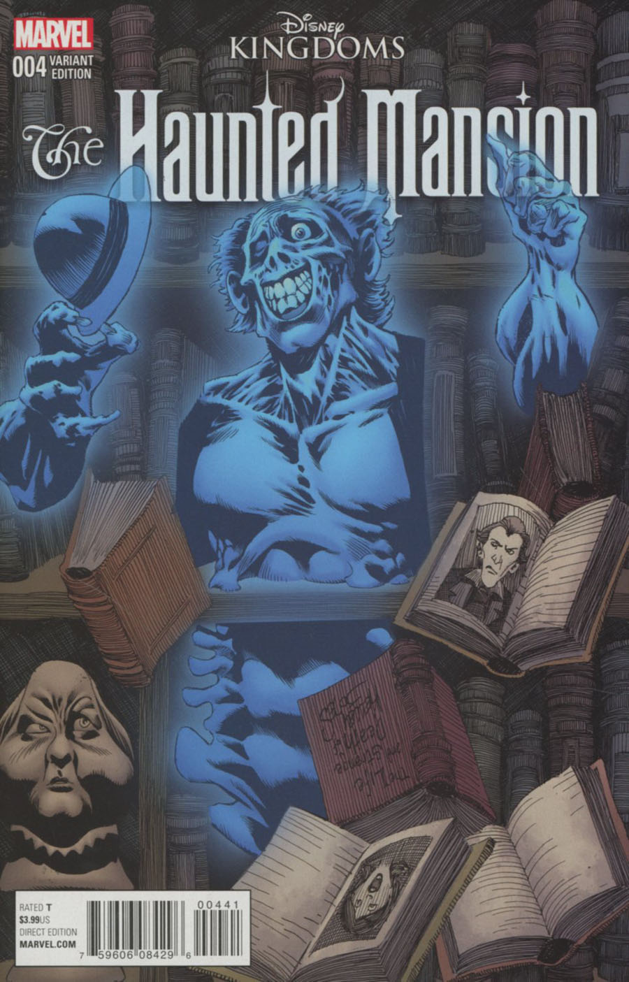 Disney Kingdoms Haunted Mansion #4 Cover C Incentive Kelley Jones Variant Cover