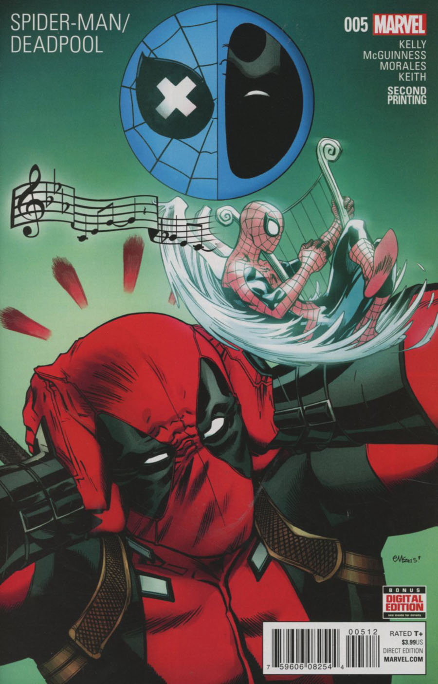 Spider-Man Deadpool #5 Cover B 2nd Ptg Ed McGuinness Variant Cover