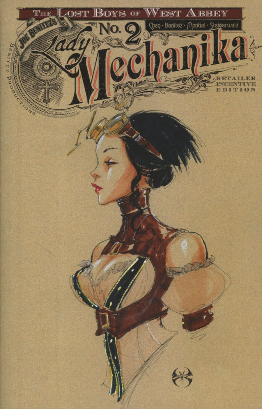 Lady Mechanika Lost Boys Of West Abbey #2 Cover C Incentive Joe Benitez Variant Cover