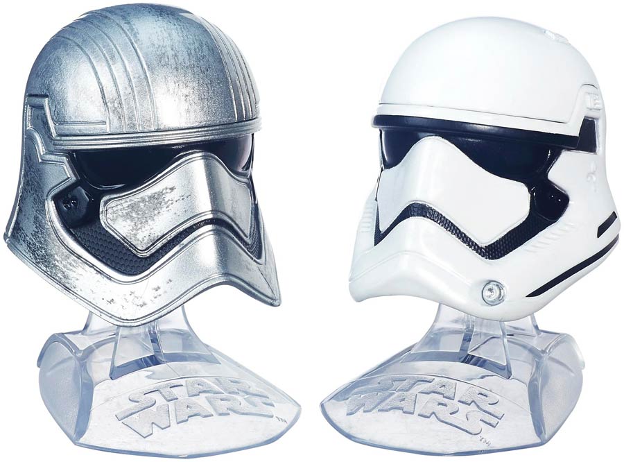 Star Wars Episode VII The Force Awakens Black Series Die-Cast Helmet Assortment 201602 - Captain Phasma & Stormtrooper