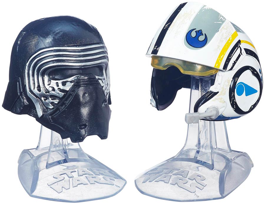 Star Wars Episode VII The Force Awakens Black Series Die-Cast Helmet Assortment 201602 - Kylo Ren & Poe Dameron