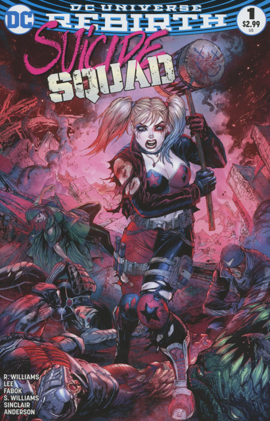 Suicide Squad Vol 4 #1 Cover B Midtown Exclusive Tyler Kirkham Color Variant Cover