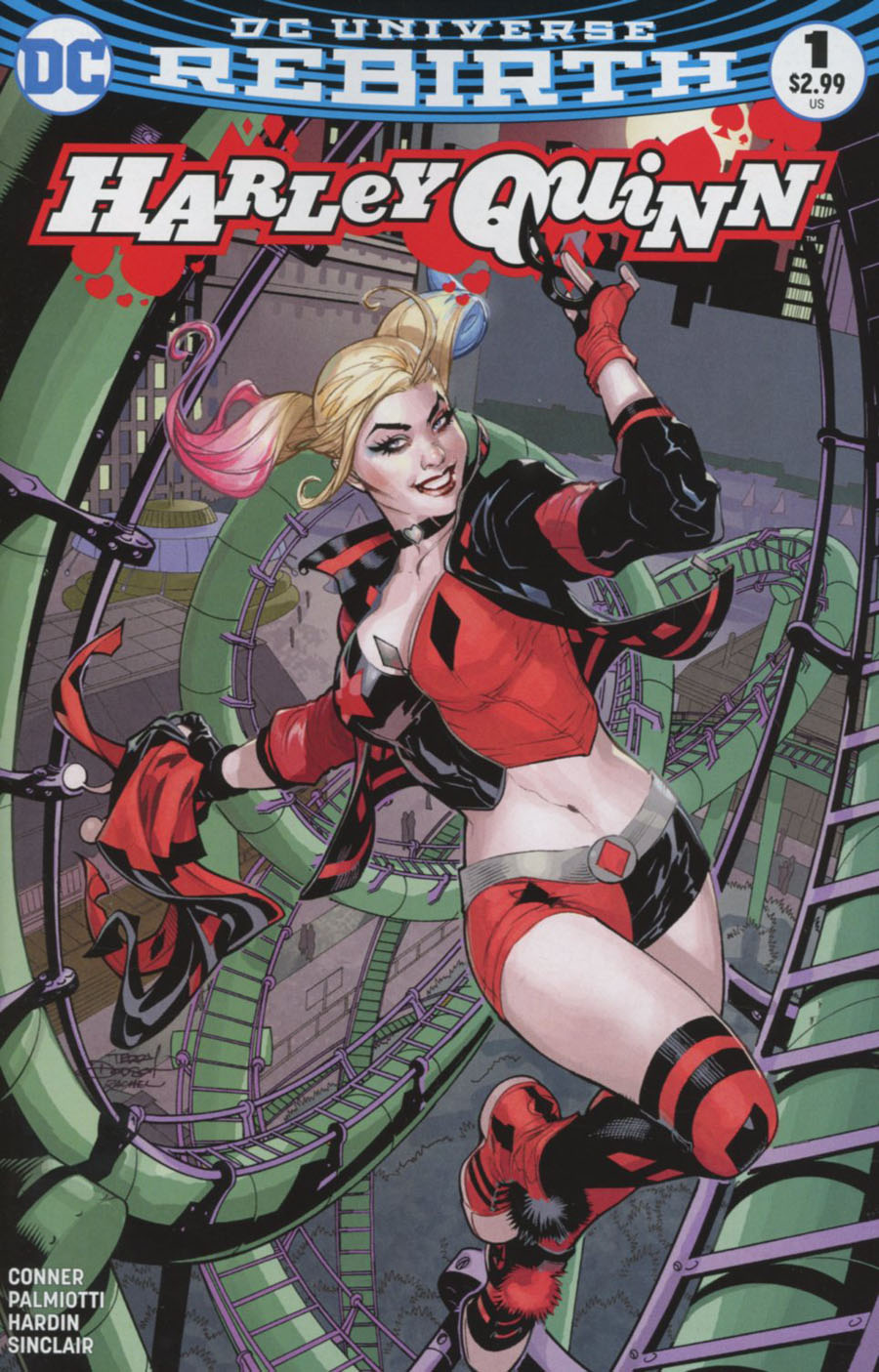 Harley Quinn Vol 3 #1 Cover B Midtown Exclusive Terry Dodson Color Variant Cover