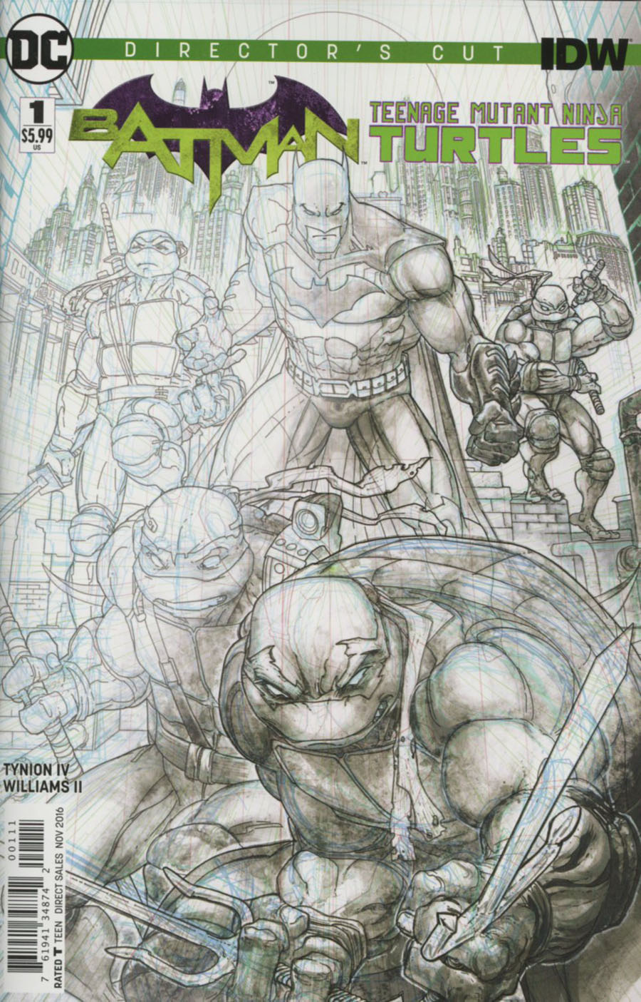 Batman Teenage Mutant Ninja Turtles Directors Cut #1