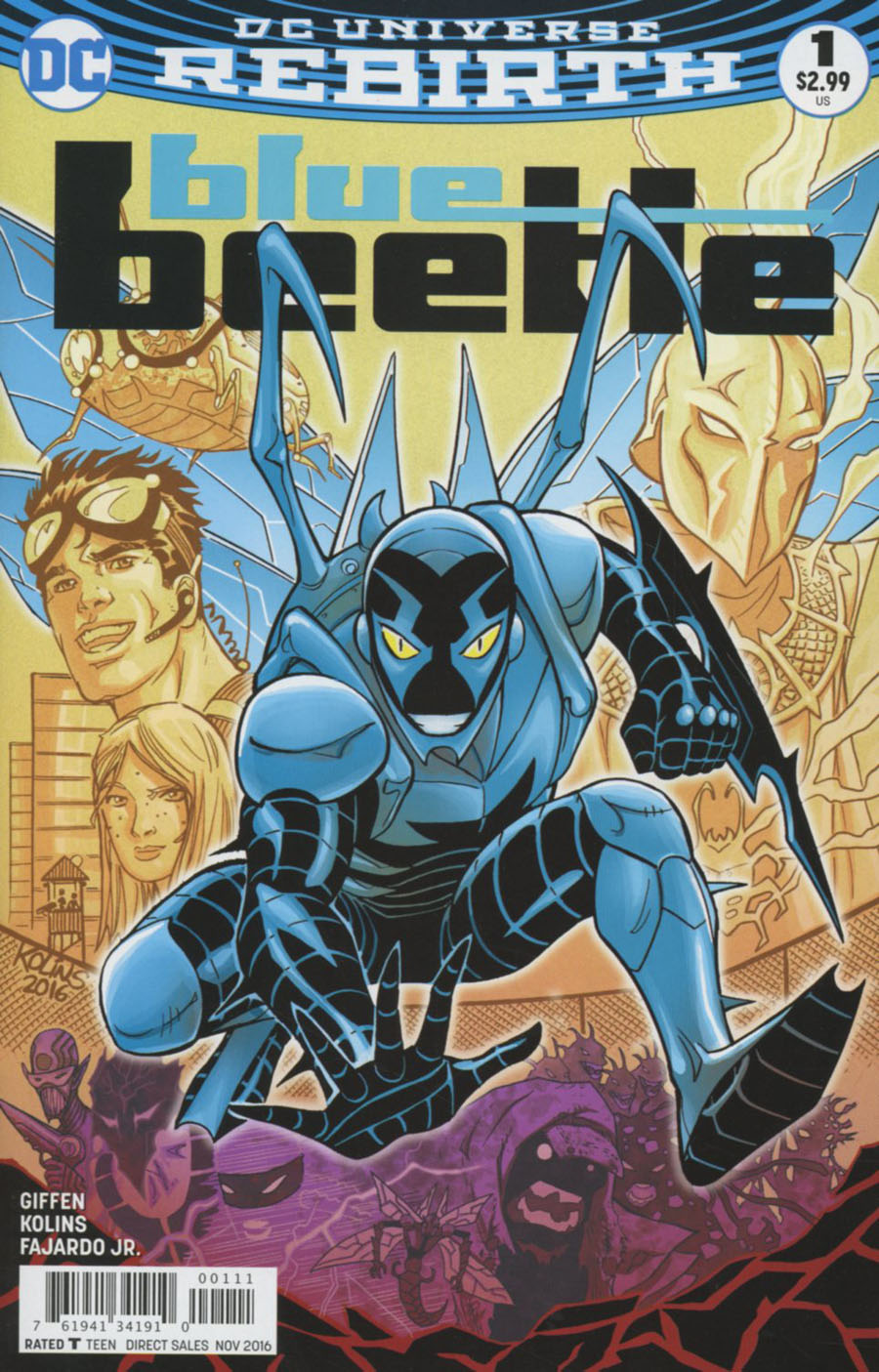 Blue Beetle (DC) Vol 4 #1 Cover A Regular Scott Kolins Cover