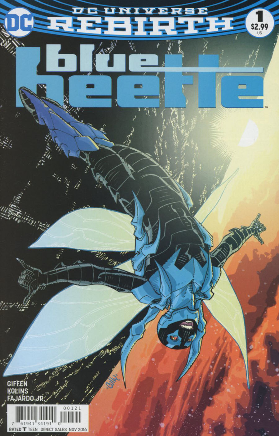 Blue Beetle (DC) Vol 4 #1 Cover B Variant Cully Hamner Cover