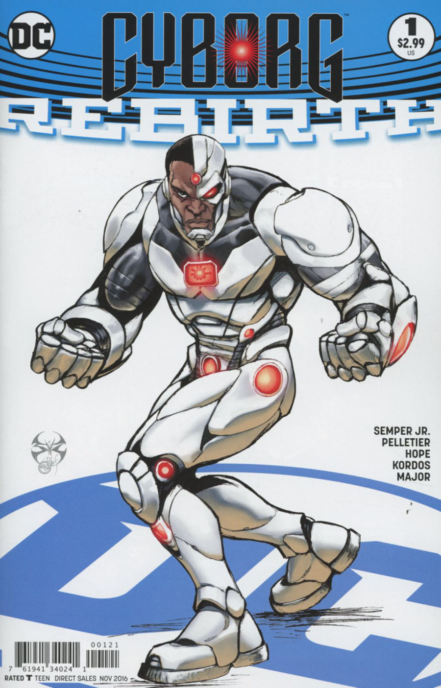 Cyborg Rebirth #1 Cover B Variant Joe Benitez Cover