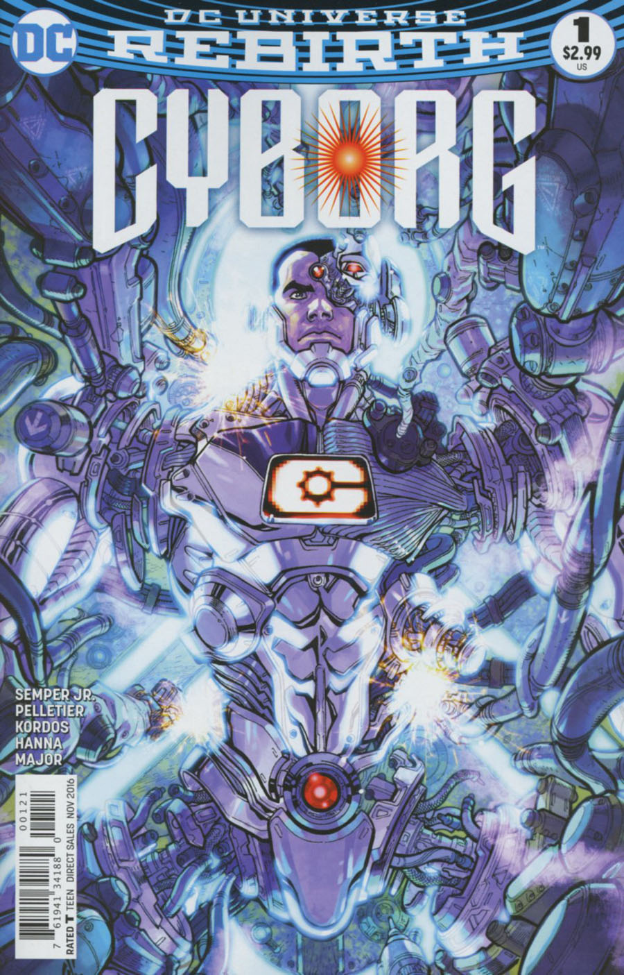 Cyborg Vol 2 #1 Cover B Variant Carlos DAnda Cover