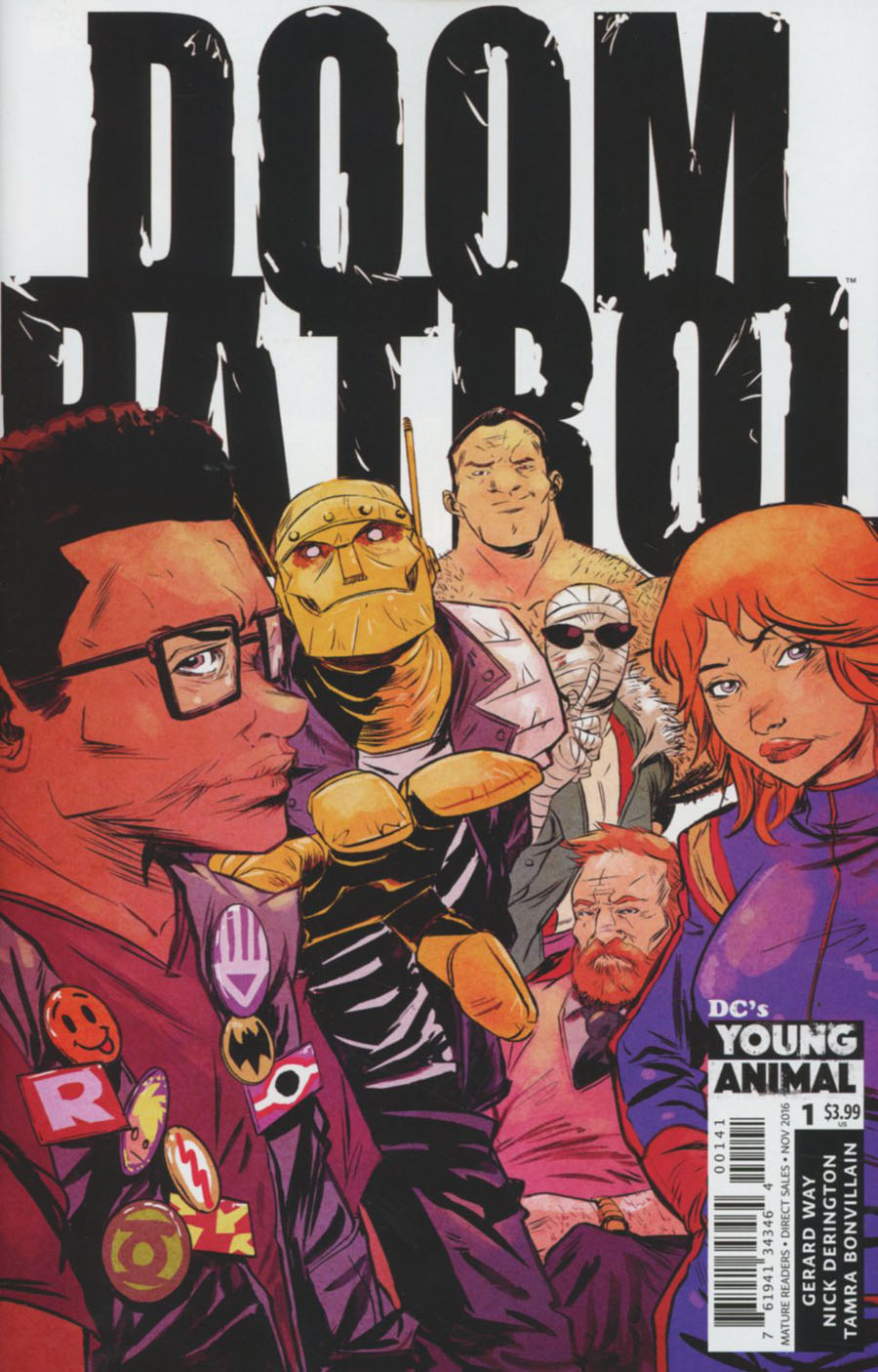 Doom Patrol Vol 6 #1 Cover C Variant Sanford Greene Cover