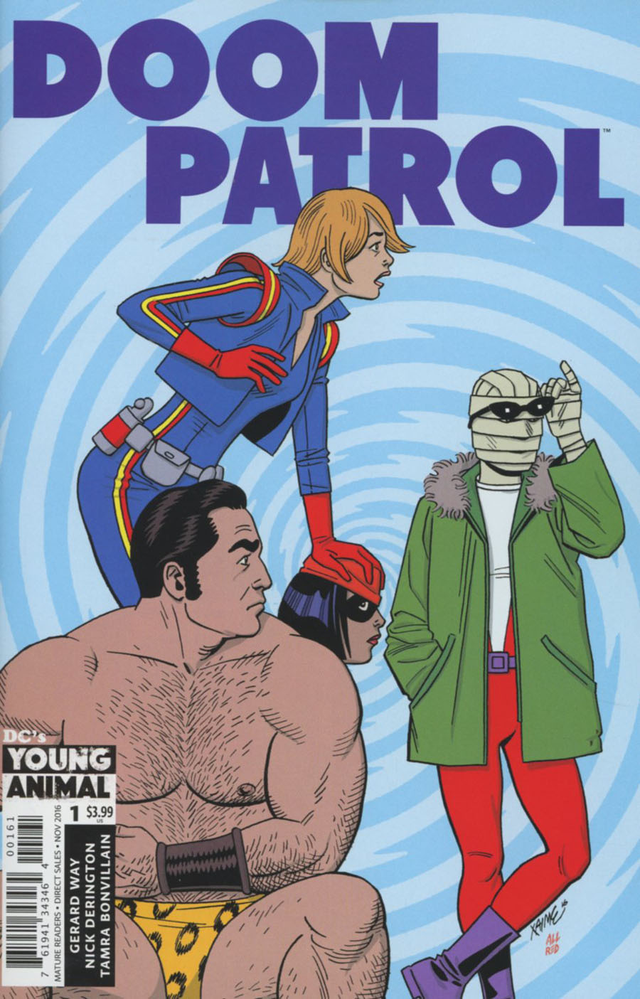 Doom Patrol Vol 6 #1 Cover D Variant Jaime Hernandez Cover