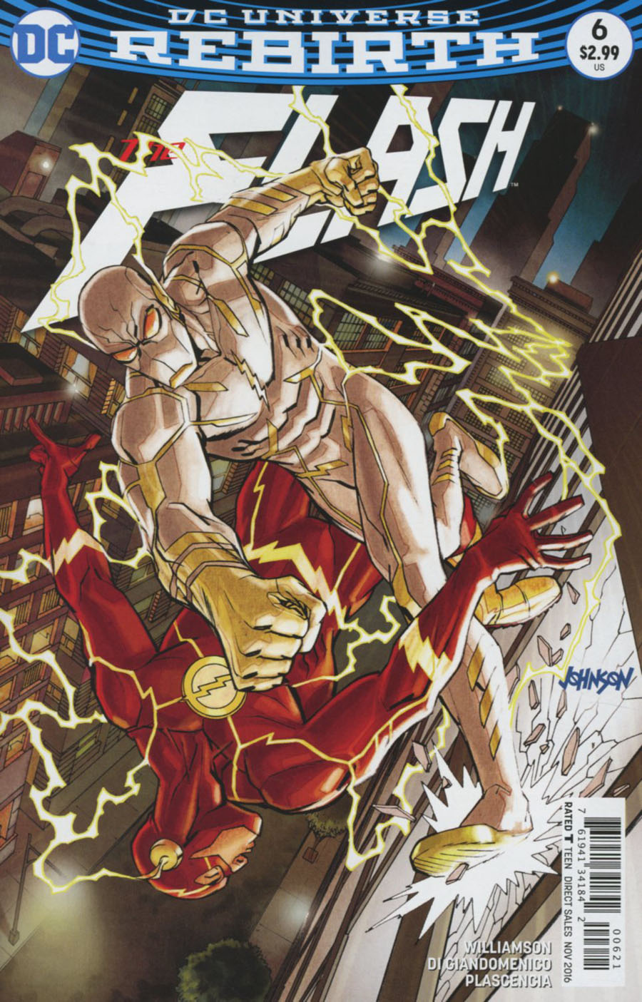 Flash Vol 5 #6 Cover B Variant Dave Johnson Cover