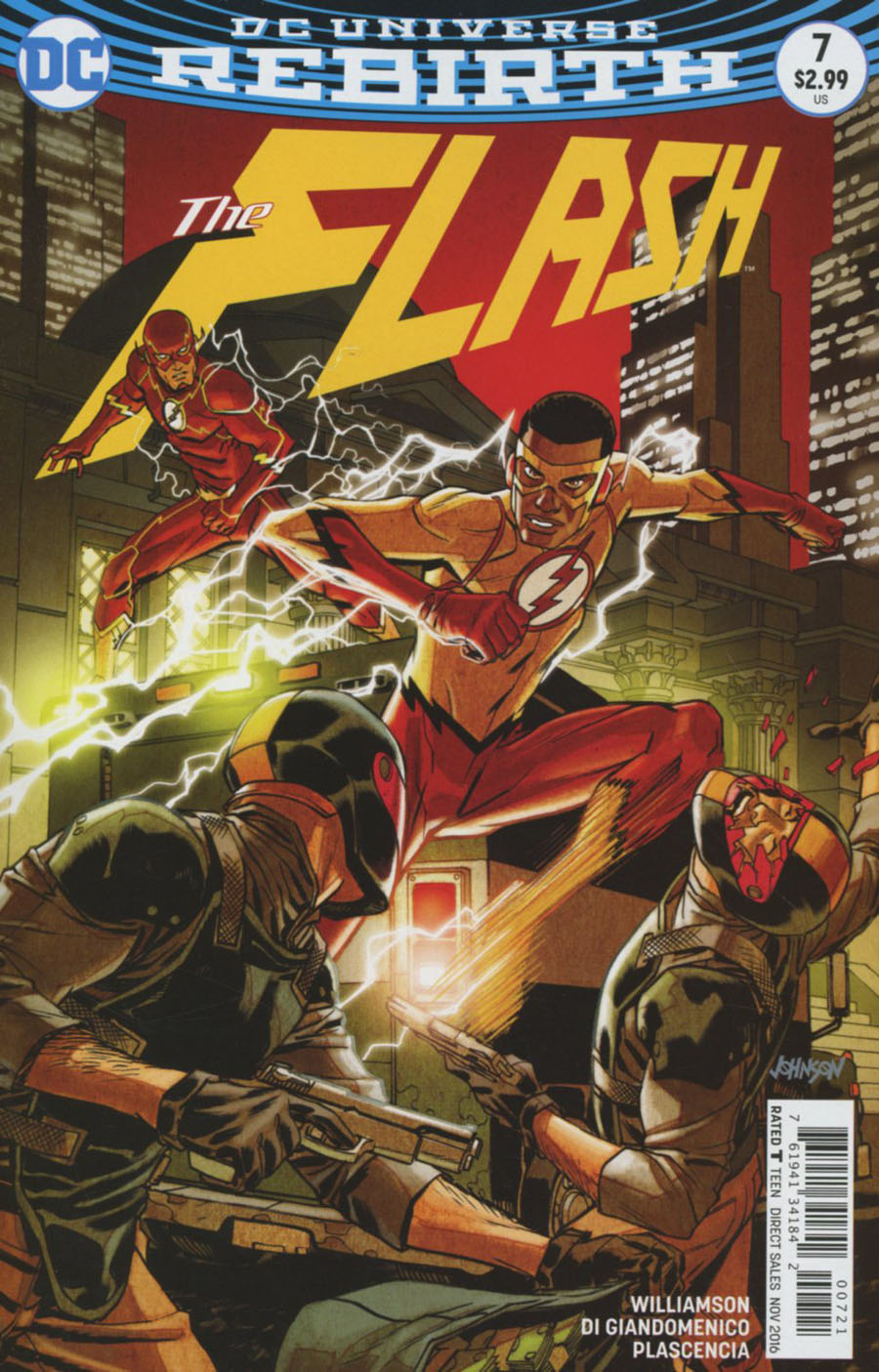 Flash Vol 5 #7 Cover B Variant Dave Johnson Cover