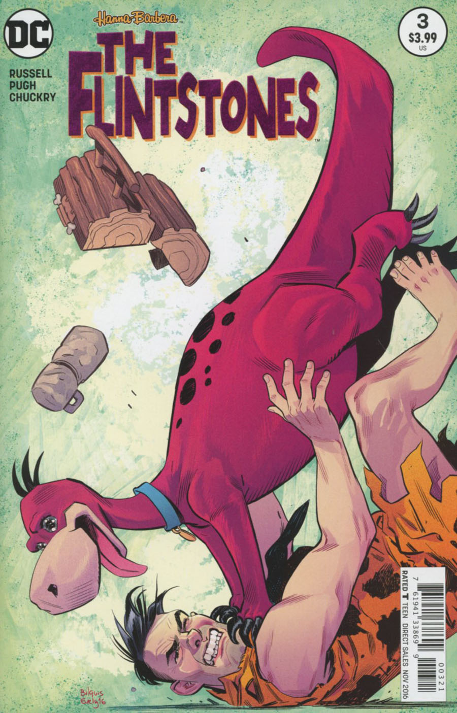 Flintstones (DC) #3 Cover B Variant Bilquis Evely Cover