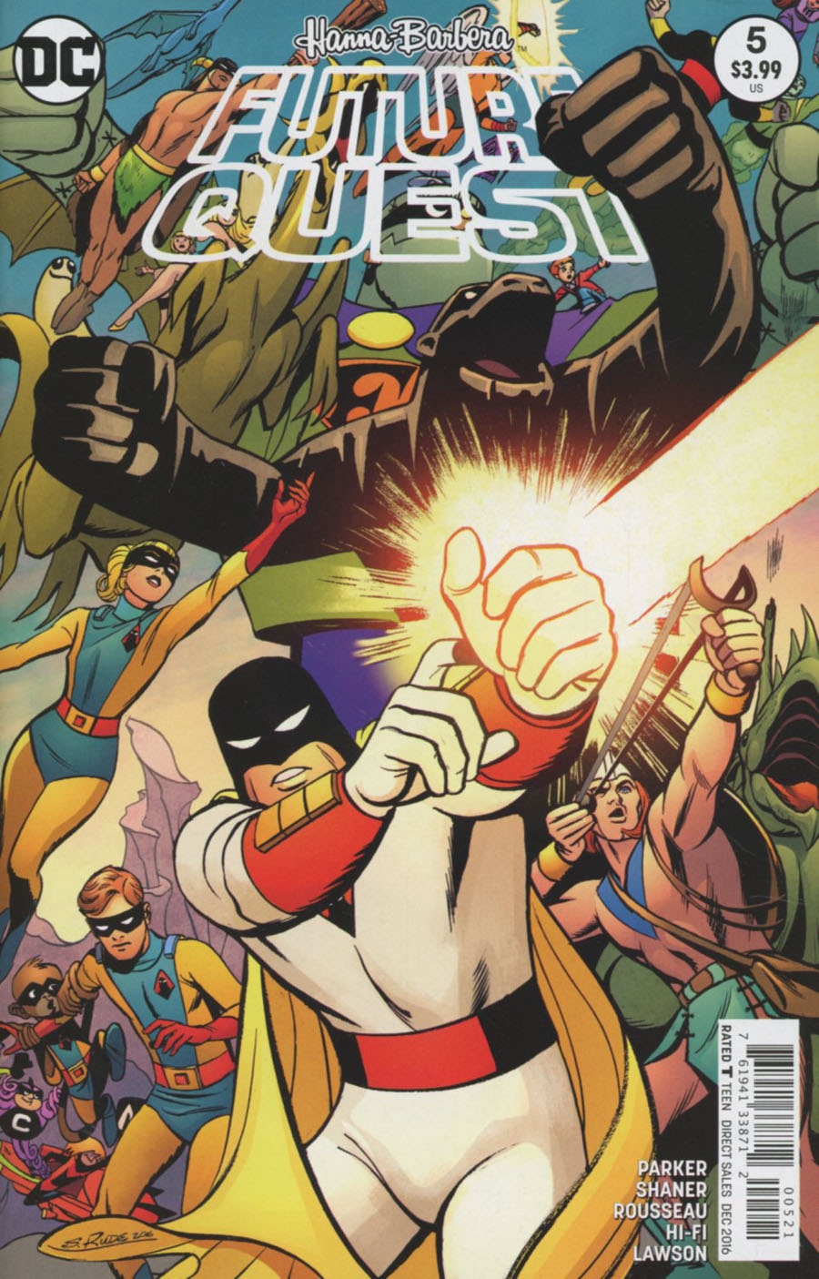 Future Quest #5 Cover B Variant Steve Rude Cover