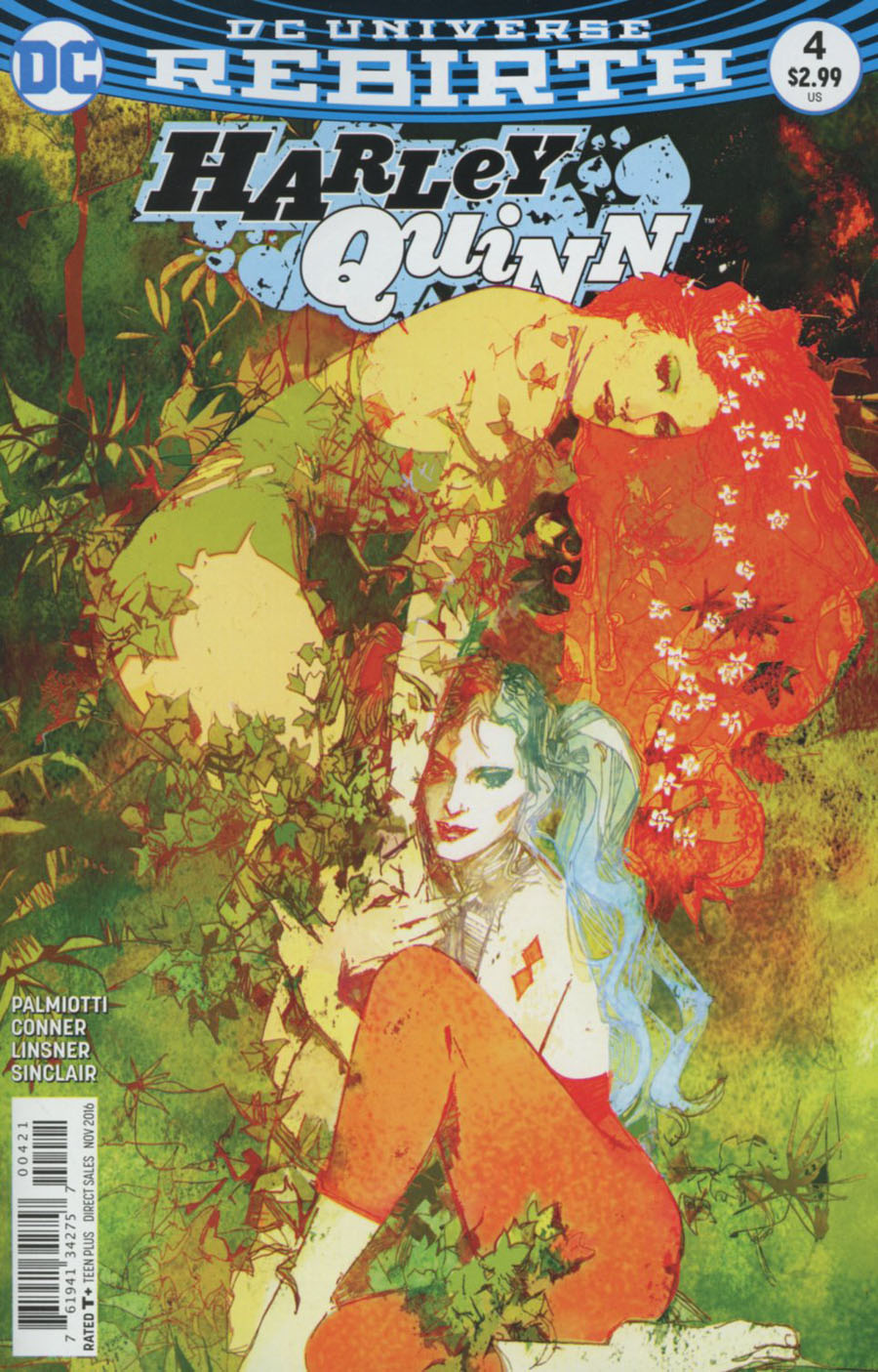 Harley Quinn Vol 3 #4 Cover B Variant Bill Sienkiewicz Cover
