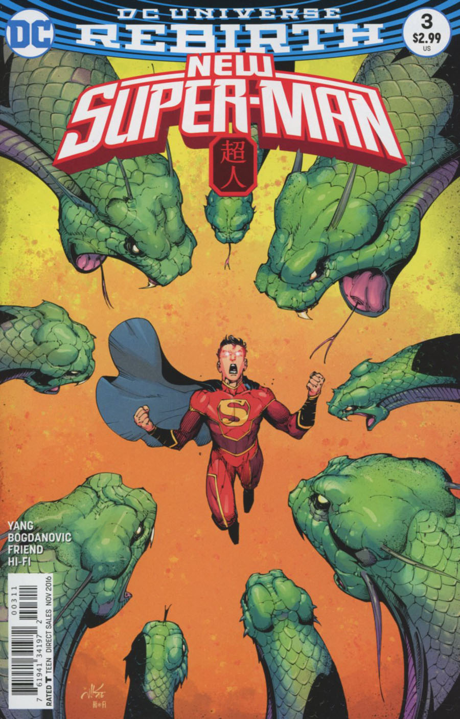 New Super-Man #3 Cover A Regular Viktor Bogdanovic Cover
