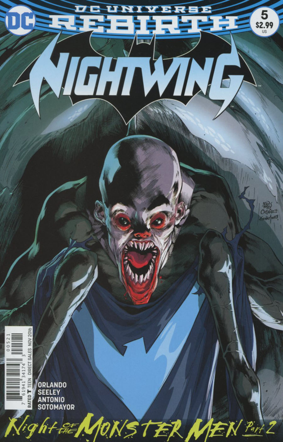 Nightwing Vol 4 #5 Cover B Variant Ivan Reis Cover (Night Of The Monster Men Part 2)