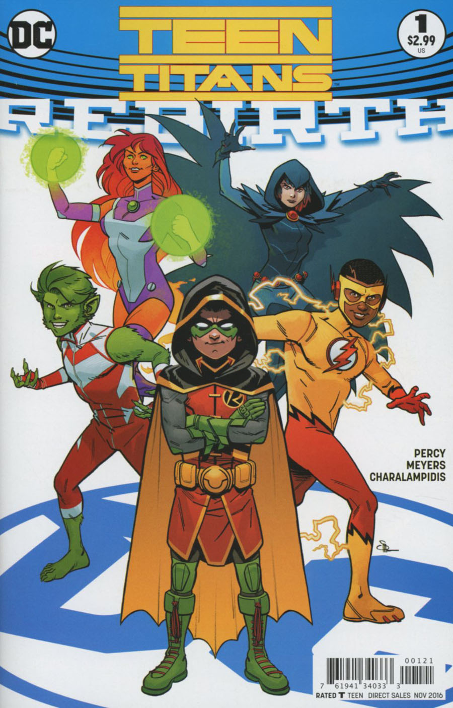 Teen Titans Rebirth #1 Cover B Variant Evan Doc Shaner Cover