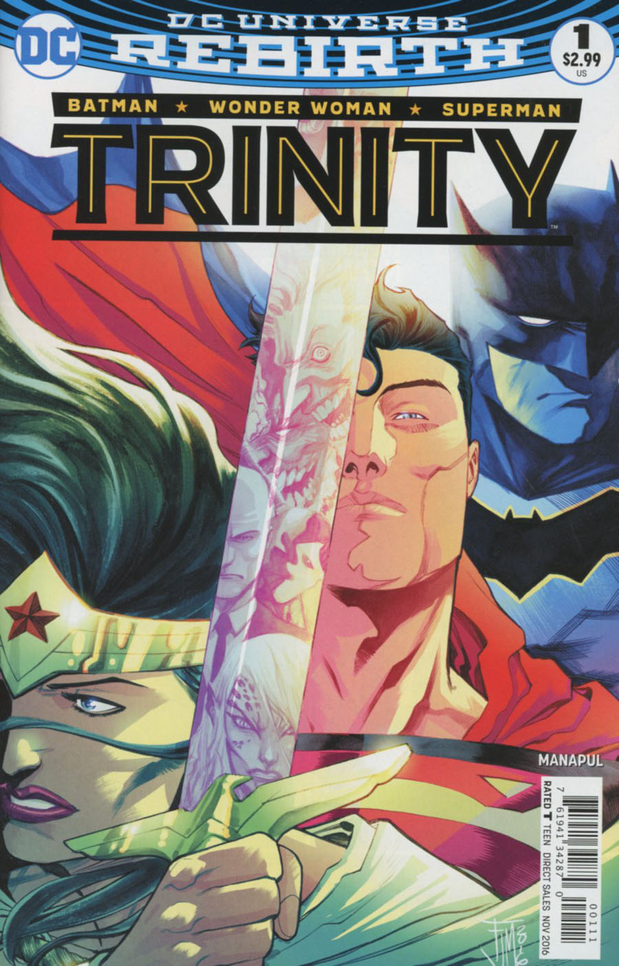 Trinity Vol 2 #1 Cover A Regular Francis Manapul Cover