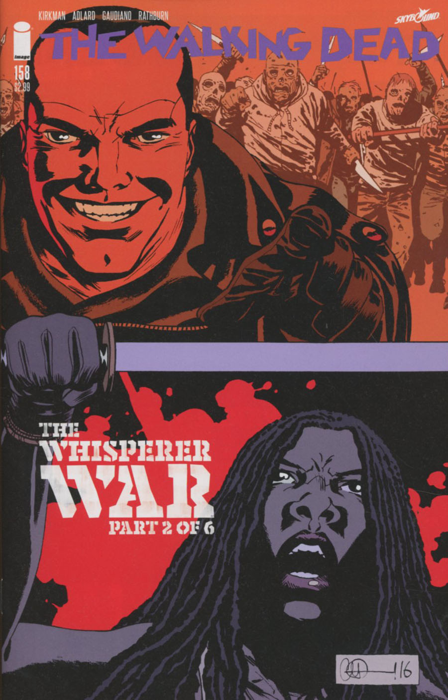 Walking Dead #158 Cover A Charlie Adlard & Dave Stewart