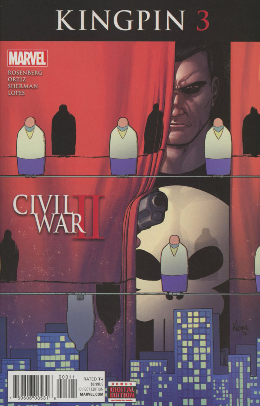 Civil War II Kingpin #3 Cover A Regular Aaron Kuder Cover